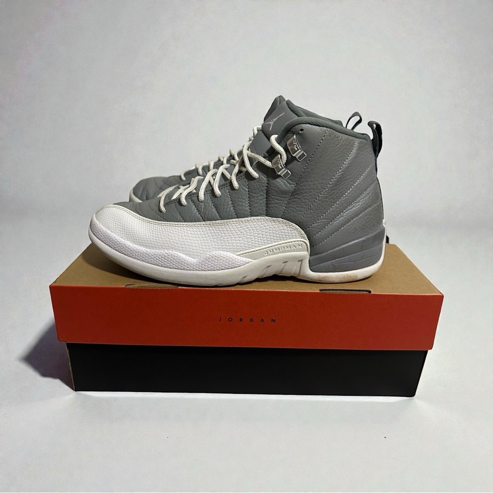 Air Jordan 12 Retro XII Stealth Grey Mens 11 Basketball Sneakers Nike CT8013-015